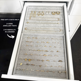 SPRING SALE! 12% OFF! VC TABLE TOP ONLY - WHITE TOP - Add to your Ikea Alex drawers. OPTION TO ADD MIRROR