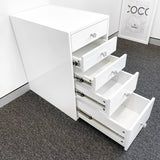 VC 5 DRAWER UNIT - SOLID WHITE