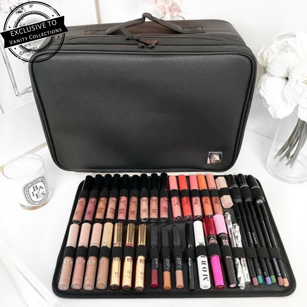 VC LARGE MAKEUP BAG - BLACK. 20% OFF AND A FREE BEAUTY BLENDER