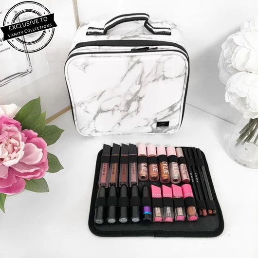 VC SMALL MAKEUP BAG - WHITE MARBLE