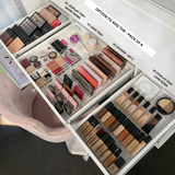 SPRING SALE! 15% OFF! VC 13 DRAWER VANITY TABLE - WHITE TOP/WHITE DRAWERS - OPTION TO ADD MIRROR