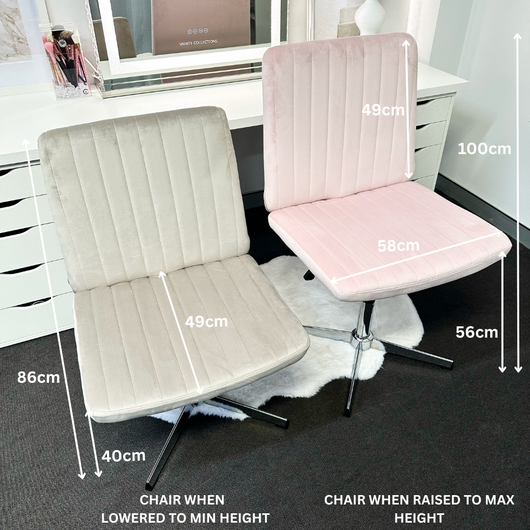 Vanity chair cheap for plus size