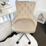 VC GLAMOUR ADJUSTABLE VANITY CHAIR - GREY