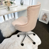 VC GLAMOUR ADJUSTABLE VANITY CHAIR - PRE ORDER - PINK - PRE ORDER DUE 5TH MAY 2025