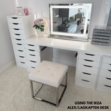 NEW! VC HIGH END PLUSH VANITY STOOL