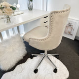 VC GLAMOUR ADJUSTABLE VANITY CHAIR - GREY