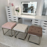 NEW! VC HIGH END PLUSH VANITY STOOL