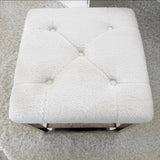 NEW! VC HIGH END PLUSH VANITY STOOL