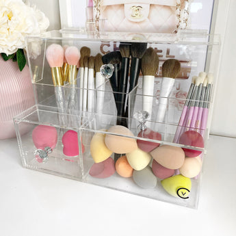 VC BRUSH + BEAUTY BLENDER HOLDER