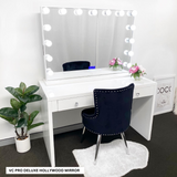 VC 3 DRAWER VANITY TABLE - WHITE TOP - OPTION TO ADD MIRROR