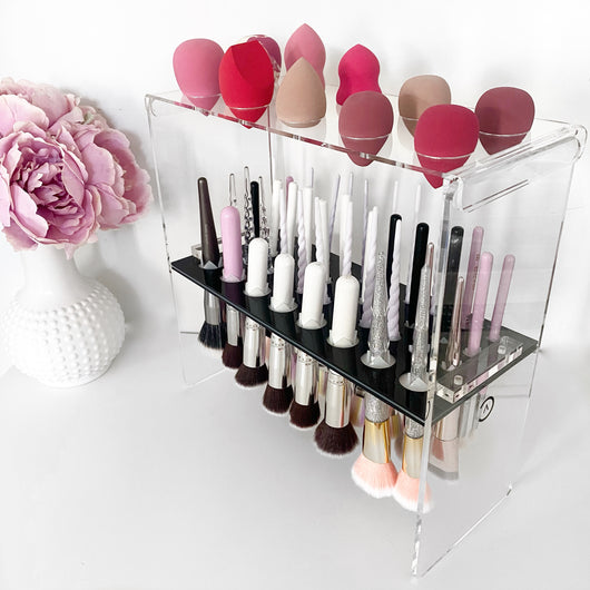 SMALL VC MAKEUP BRUSH + BEAUTY BLENDER DRYING STAND WITH - FREE VC BRU –  Vanity Collections